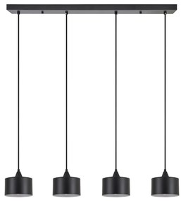 Φωτιστικό Οροφής SE21-BL-B10-4BL-MS1 ADEPT PENDANT Black Metal Shade+ - 77-9040 - 51W - 100W - 77-9040