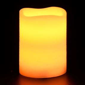 Κεριά LED Χωρίς Φλόγα 24 τεμ Θερμό Λευκό Φως &amp; Τηλεχειριστήριο - Ροζ