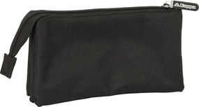 Τριπλή Κασετίνα Kappa Dark Μαύρο 22 x 12 x 3 cm