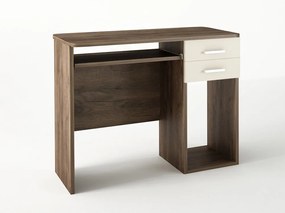 Intrahome Παιδικό γραφείο σε χρώμα καρυδί-εκρού 100x55x80 Intrahomesa-00652297