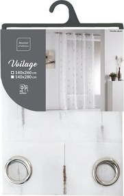 Κουρτίνα Chenille Douceur d'intérieur - 140x260cm - Λευκό