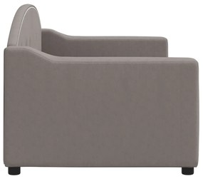 ΚΑΝΑΠΕΣ ΚΡΕΒΑΤΙ TAUPE 80 X 200 ΕΚ. ΥΦΑΣΜΑΤΙΝΟΣ 354181