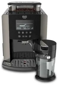 Krups EA819E10 Αυτόματη Μηχανή Espresso 1450W Πίεσης 15bar για Cappuccino με Μύλο Άλεσης Γκρι