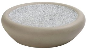 Πιάτο Συνοδευτικό Βραχάκι Stoneware Γκρι Corsica ESPIEL 23,5x23,5x6,5εκ. VRA105K1