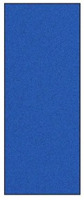 vidaXL Χαλάκι Εξώπορτας Μπλε και Μαύρο 120 x 300 cm Πολυαμίδιο και PVC