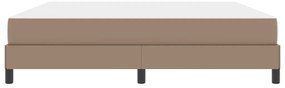 vidaXL Κρεβάτι με στρώμα Καπουτσίνο 180 x 200 cm Τεχνητό δέρμα