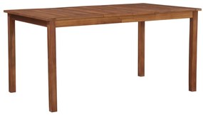 vidaXL Τραπέζι Κήπου 150 x 90 x 74 εκ. από Μασίφ Ξύλο Ακακίας