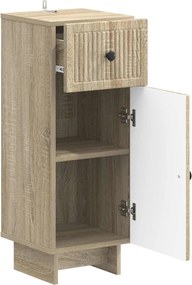 vidaXL Ντουλάπι Αποθήκευσης Μπάνιου EDE Sonoma Δρυς 30 x 31 x 80 εκ.