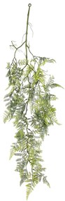GloboStar® Artificial Garden FERN HANGING BRANCH 20413 Τεχνητό Διακοσμητικό Κρεμαστό Φυτό Φτέρη Υ89cm