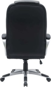 BF6950W Πολυθρόνα Γραφείου Διευθυντή, Pu Μαύρο   1τμχ