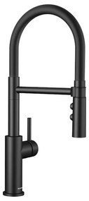 Blanco Catris-S Flexo Black Matt Μπαταρία Κουζίνας