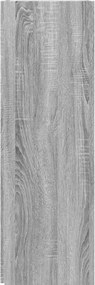 vidaXL Corner Cabinet 33 x 33 x 100 cm Engineered wood Γκρι Sonoma