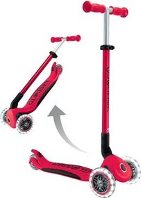 Globber Scooter Elite Lights V2 Red