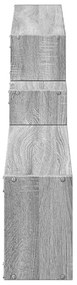 vidaXL Ντουλάπι Τοίχου Γκρι Sonoma 158x18x53εκ. από Επεξεργασμένο Ξύλο
