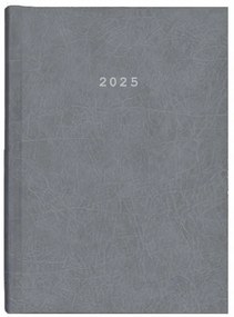 Next ημερολόγιο 2025 old leather ημερήσιο δετό γκρι 12x17εκ.  τμχ.