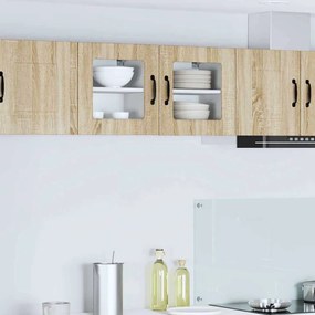 vidaXL Κρεμαστό ντουλάπι κουζίνας με ράφι Δρύς Sonoma 40 x 31 x 40 εκ.