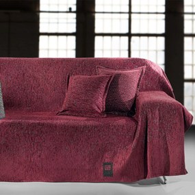 Ριχτάρι Matis Burgundy Guy Laroche Three-Seater 180x300cm Ακρυλικό,Βαμβάκι, Polyester