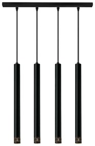 Φωτιστικό Οροφής - Ράγα 09710-09BRS G9 85cm Black Luma