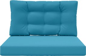 vidaXL Μαξιλάρι Καναπέ Εξωτερικού Χώρου 2 pcs Βασιλικό Μπλε