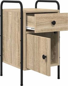 vidaXL Κομοδίνο 2 τμχ. Sonoma Δρυς 35 x 36,5 x 61 εκ