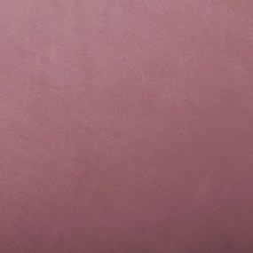 vidaXL Κουνιστή Πολυθρόνα Ροζ Βελούδινη