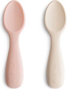 Κουτάλια Φαγητού (Σετ 2τμχ) Mushie Blush/Shifting Sand 66-101352