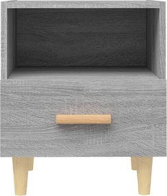 vidaXL Κομοδίνο Γκρι Sonoma 40 x 35 x 47 εκ.