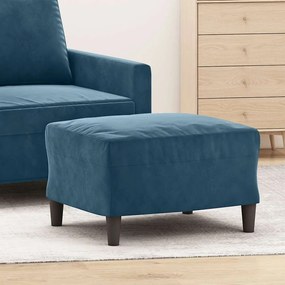 vidaXL Υποπόδιο Μπλε 60x50x41 εκ. Βελούδινο