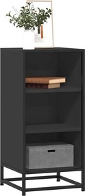 vidaXL Ραφιέρα Καφέ Δρυς 35,5x35x76 εκ. Επεξ. Ξύλο + Μέταλλο