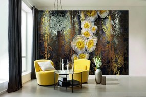 Φωτοταπετσαρία τοίχου με λουλούδια Serafina έτοιμων διαστάσεων 8-963 (3.68M x 2.54Υ)