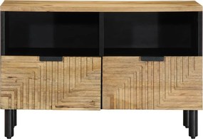 vidaXL Ντουλάπι τηλεόρασης καφέ 70x33x46 cm μασίφ ξύλο Mango
