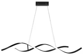 Φωτιστικό Οροφής Δίφωτο LED Homelighting Queen Black 77-50646
