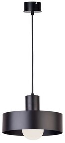 Φωτιστικό Οροφής Norton 4184901 Φ250 E27 Black Viokef Metal