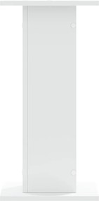 vidaXL Βάσεις Ηχείων 2 Τεμ. Λευκή 30x30x60 εκ. Επεξ. Ξύλο