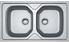 Franke New Value OLX 620-86 Λείος Inox Ανοξείδωτος Νεροχύτης 80cm