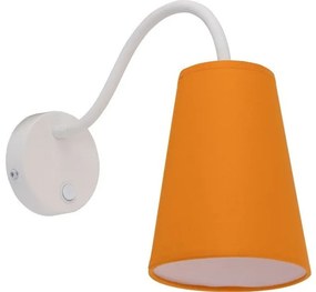 Απλίκα Φωτιστικό Τοίχου WIRE COLOUR πορτοκαλί TK Lighting-2448-Πορτοκαλί 2448