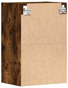 vidaXL κρεμαστό ντουλάπι Riga καπνιστή δρυς 40x29,5x60 cm