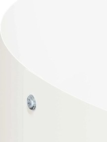 vidaXL Δακτύλιος γλάστρας 5 pcs Λευκό 40 x 40 x 20 cm