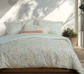 Σετ Σεντονια Βαμβακοσατεν King Size Mimosa 270X280  - Πράσινο - Nef-Nef Homeware