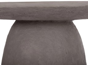 ΤΡΑΠΕΖΙ ΤΡΑΠΕΖΑΡΙΑΣ ΣΤΡΟΓΓΥΛΟ SEPPO HM18154.03 FIBER CEMENT ΣΕ ΓΚΡΙ--Φ119,5x75,5Υεκ.