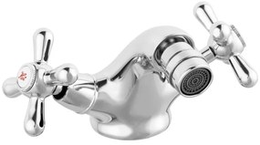 Ferro Retro New Μπαταρία Μπιντέ Χρωμέ Κεραμικό, Κράμα Ορειχάλκου