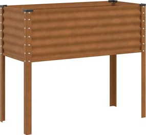 vidaXL Γλάστρα Κήπου 100x45x90 εκ. από Ατσάλι με Αντοχή στις Καιρικές Συνθήκες
