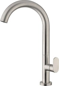 Armando Vicario Slim 500041 Inox Finish – Μπαταρία επιτραπέζιου νιπτήρα