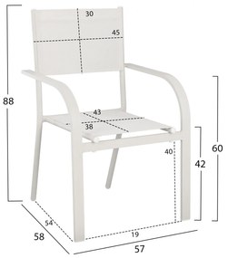 ΣΕΤ ΤΡΑΠΕΖΑΡΙΑΣ 7 ΤΜΧ ΛΕΥΚΟ ΠΑΓΟΥ ΤΡΑΠΕΖΙ 150X90 ΚΑΙ ΠΟΛΥΘΡΟΝΑ TEXTLINE