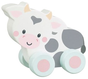 Ξύλινο Παιχνίδι Τρεχαλίτσα Orange Tree Toys Cow 60-07603