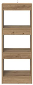 vidaXL Βιβλιοθήκη artisan δρυς 40 x 30 x 103 εκ. Επεξεργασμένο ξύλο