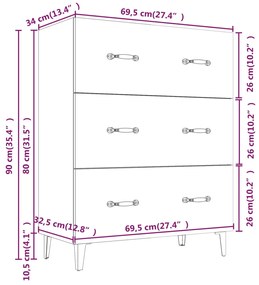 ΣΥΡΤΑΡΙΕΡΑ ΚΑΦΕ ΔΡΥΣ 69,5 X 34 X 90 ΕΚ. ΕΠΕΞΕΡΓΑΣΜΕΝΟ ΞΥΛΟ 817350