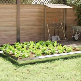 vidaXL Φράκτης σαλιγκαριών 4 pcs Ασημί 50 x 3,5 x 25 εκ