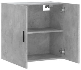 VidaXL Ντουλάπι Τοίχου Γκρι Σκυροδέματος 60x31x60 εκ. Επεξεργ. Ξύλο