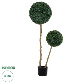 GloboStar® Artificial Garden BUXUS 20142 Τεχνητό Διακοσμητικό Φυτό Πυξός Υ120cm